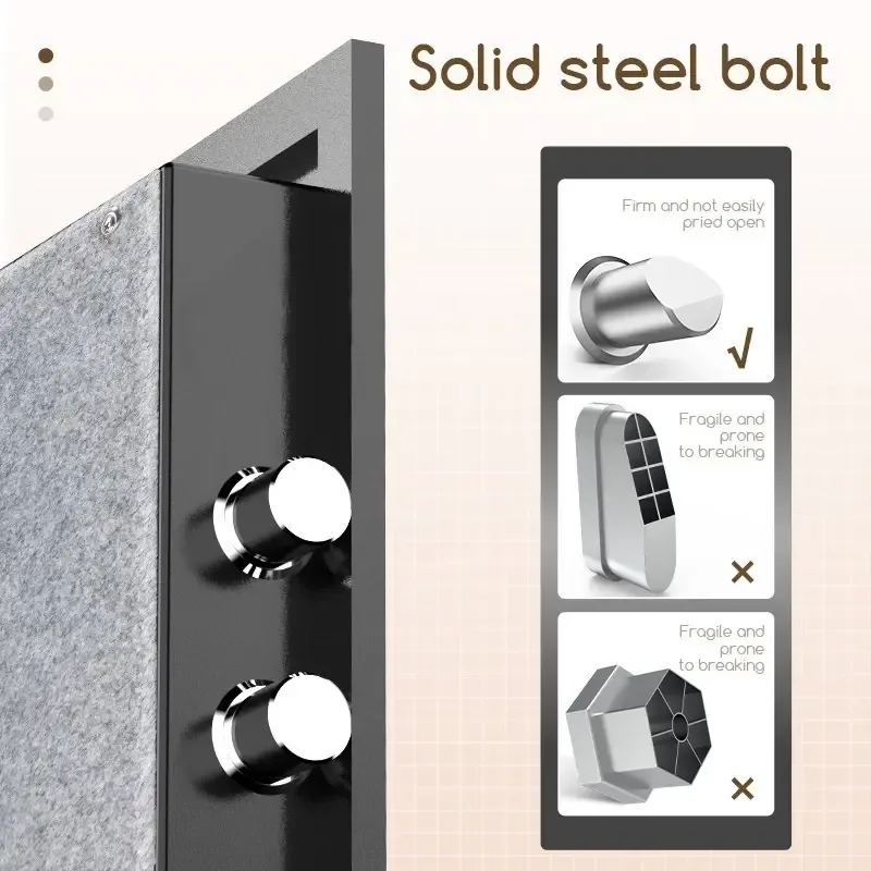 Small Safe Box for Personal Use Deli ET586 Electronic Fireproof Safe