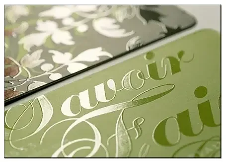 Spot UV Invitation Card