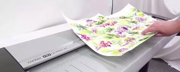 Textile Fabric Scanner Machine Digitize Fabric Textile Pattern